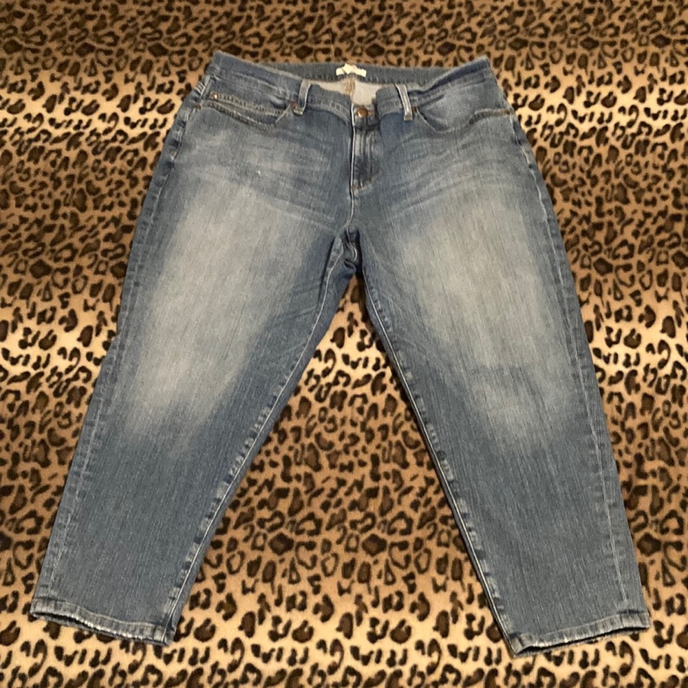 2 for $50 Eileen Fisher Jeans Organic Cotton Jeans Women’s Size 16 Cropped Jeans